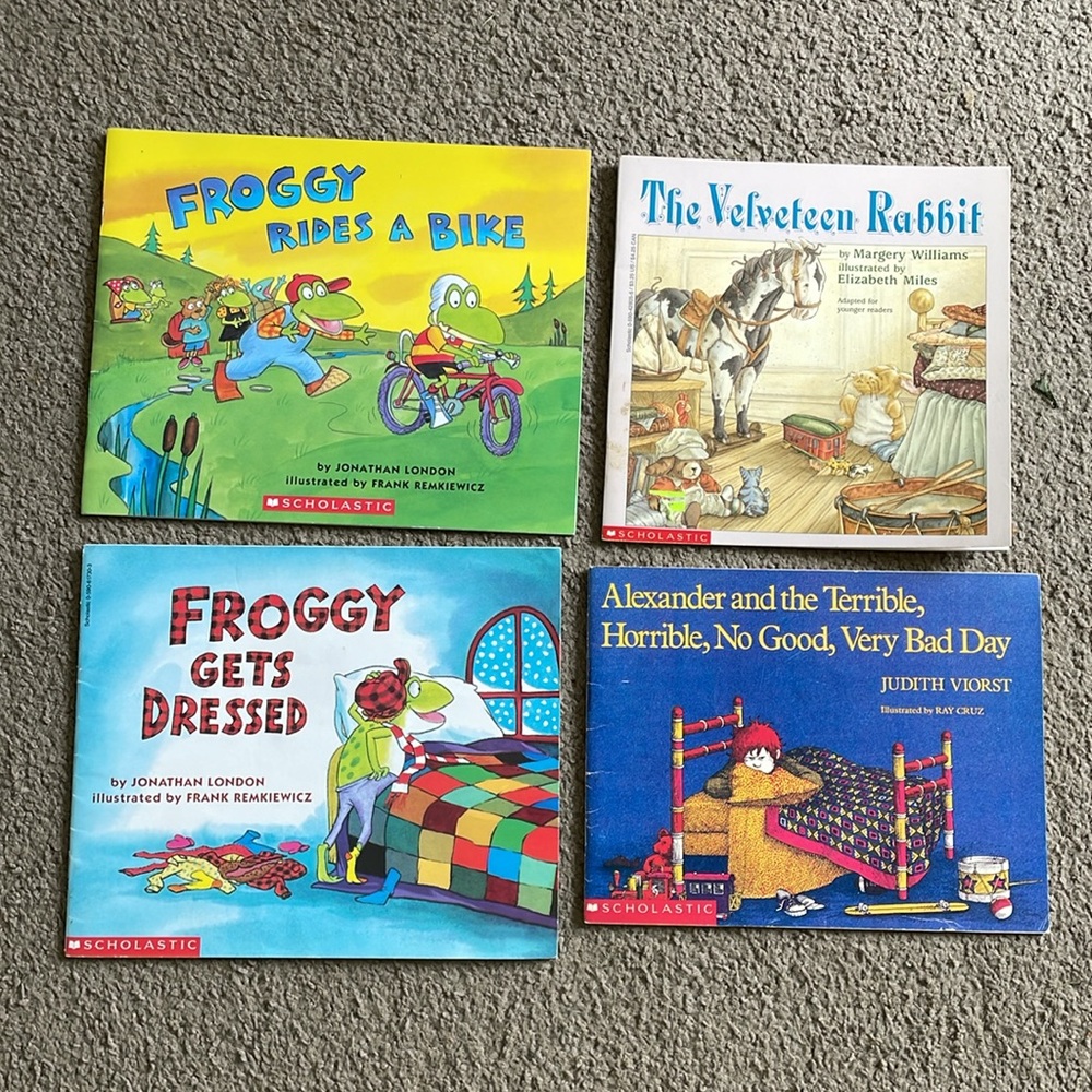 Scholastic books set of four